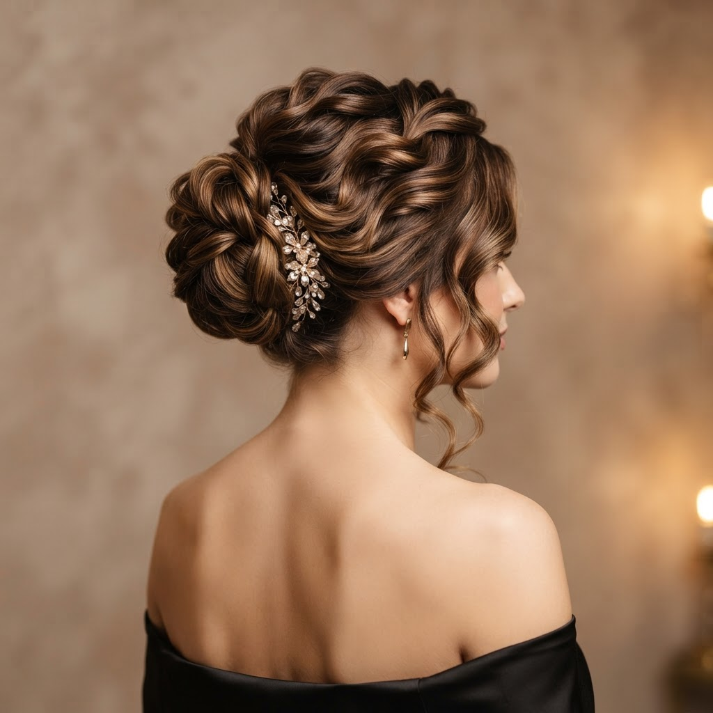 Polished event styling with soft waves